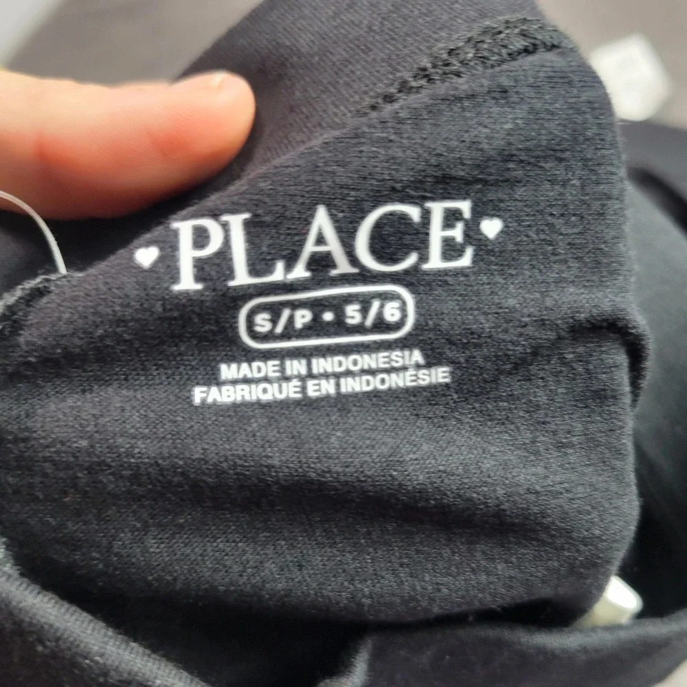 The Childrens Place Girls Black Skorts 2-Pack Size S 5/6 Jersey Knit Pull-On New